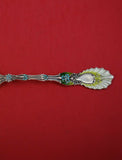 Radiant by Whiting Sterling Silver Pea Spoon Enamel 8 3/4" Serving