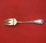 Chrysanthemum by Durgin Sterling Silver Fish Fork Gold Washed 7 3/8" Heirloom