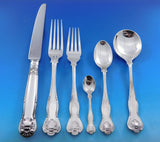 Royal Husk by CJ Vander English Sterling Silver Flatware Set 12 Dinner 72 pieces