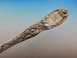 Chrysanthemum by Tiffany and Co Sterling Silver Salad Serving Set 3-tine GW 10"