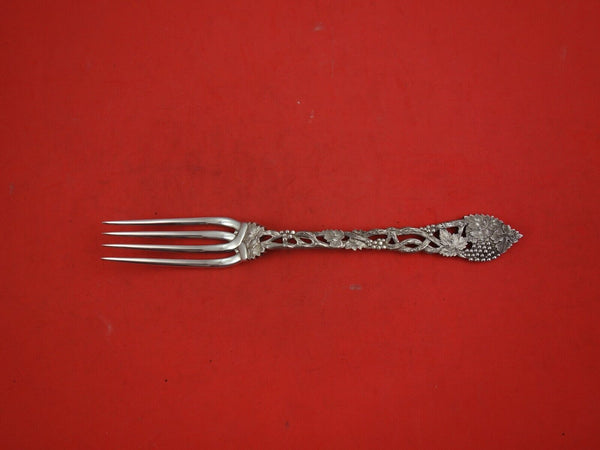 Chased and Pierced Vine by Asprey Sterling Silver Dessert Fork 7 1/4" Circa 1979