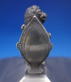 Rogers Silverplate Box 3pc for Sardines w/3D Lion Finial and Sardine Tong #7274