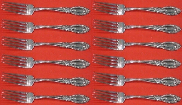 King Richard by Towle Sterling Silver Regular Forks 7 3/8" Set of 12