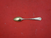 Rocaille by Gebrüder Reiner German 800 Silver Demitasse Spoon Gold-washed 4 1/4"