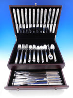 Peer Smed Sterling Silver Flatware Set Service 83 pc Arts & Crafts Hand Wrought