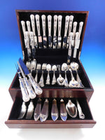 Queens by Francis Howard UK Sterling Silver Flatware Set Service 87 pcs Dinner