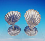Durgin-Gorham Sterling Silver Compote Pair Raised Shell Bowl and Dolphin (#3552)