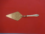 English Provincial by Reed & Barton Sterling Pastry Server Fancy Vermeil Custom