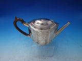PBAB English Sterling Silver Tea Pot London Hand Engraved c.1790 (#6007)
