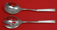 Craftsman by Towle Sterling Silver Salad Serving Set Pierced 10 1/2" Custom