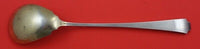 Fairfax by Durgin-Gorham Sterling Silver Lettuce Spoon Gold Washed 8 3/4"