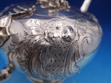 Elkington English Victorian Sterling Silver Tea Pot 3-D Finial Chased (#8437)