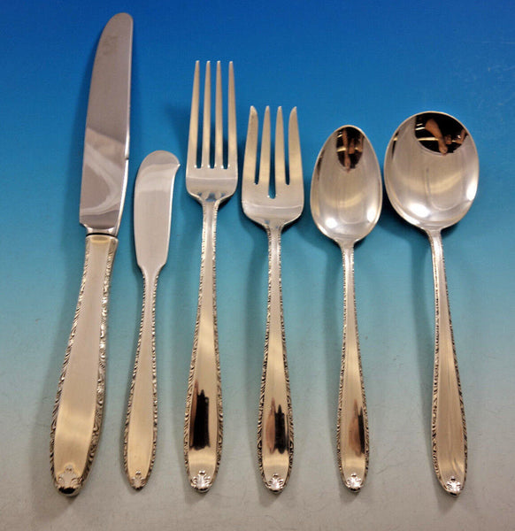 Southern Charm by Alvin Sterling Silver Flatware Set for 12 Service 72 pieces