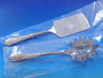 Corsage by Stieff Sterling Silver Italian Pasta Server Set 2pc HHWS Custom Made