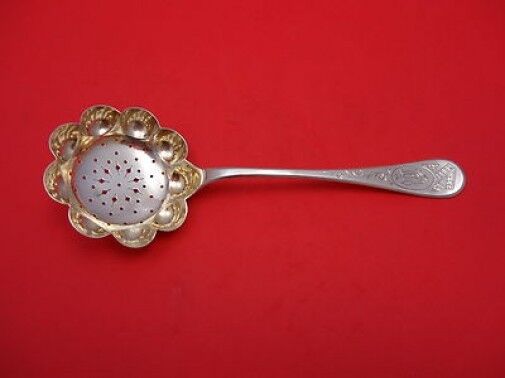King William Engraved by Tiffany and Co Sterling Silver Sugar Sifter GW 7 1/4"