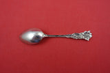 Floral Series by Watson Sterling Silver Demitasse Spoon w/ amaryllis 3 3/8"