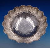 Tiffany Co Sterling Silver Fruit Bowl #6030/3850 Hammered Scalloped #7885 10”