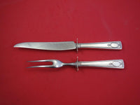 Carthage by Wallace Sterling Silver Steak Carving Set 2pc HH WS knife 9 7/8"