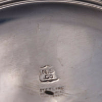 Wreath Design by N.S. Co Sterling Silver Candlesticks Set of 4 Vintage (#6142)