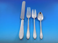 Feather Edge by Tiffany Sterling Silver Flatware Set for 8 Service 88 pcs Dinner