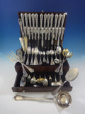 French Henin & Cie 950 Sterling Silver Flatware Set 12 Service France 165 Pcs