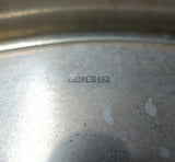 Beaded by GM English Silverplate Plateau Mirror 17" x 4" w/ Dragon Crest (#5881)