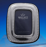 Wallace Sterling Silver Picture Frame Beaded 2 1/2" x 3 1/2" (#8922)