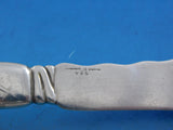 Lap Over Acid Etched by Tiffany Sterling Silver Fish Knife Bird Cattails 7 7/8"