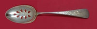 Antique Engraved by Gorham Sterling Silver Serving Spoon Pierced 9-Hole Custom