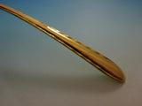 Silver Flutes Gold by Towle Sterling Silver Flatware Set For 8 Service Vermeil