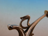 Art Silver c. 1860-1883 Coin Silver Master Nut Spoon GW Egyptian Motif Snake
