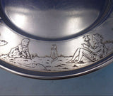 Meriden Britannia Sterling Silver Child's Plate Nursery Rhyme Kids #858 (#5256)