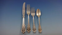 Grande Baroque by Wallace Sterling Silver Flatware Set for 8 Service 59 Pieces