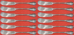 Grand Colonial by Wallace Sterling Silver Butter Spreader flat handle Set 12pcs