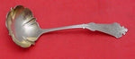 Coin Silver by Albert Coles Gravy Ladle Brite-Cut Scalloped 7"