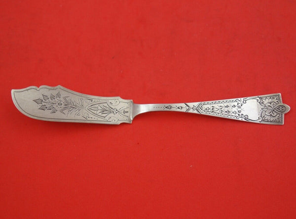 Coin Silver by Various Makers Master Butter Knife FH pure coin brite-cut 7"