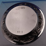 Rose by Stieff Sterling Silver Butter Pat 1/4" x 3 1/8" Diameter #48-5 (#9084)