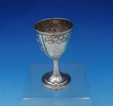 Peter and Ann Bateman English Georgian Sterling Silver Wine Goblet Grapes #5245