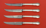 Modern Victorian by Lunt Sterling Silver Steak Knife Set 4pc HHWS Custom 8 1/2"