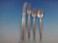 Contour by Towle Sterling Silver Flatware Set Service 64 Pieces Modern Clean