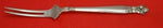Silver Poppy by Lunt Sterling Silver Spinach Fork 7 1/4" Custom