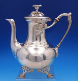 Marly by Christofle Silverplate Coffee Pot 9" Tall x 8 3/4" (#8021)