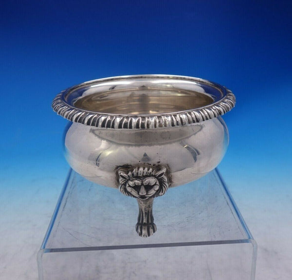 Mexican Mexico Sterling Silver Sugar Bowl w/3-D Applied Lion Feet MS-28 (#3967)