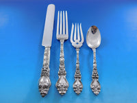 Douvaine by Unger Sterling Silver Flatware Set Service 131 Pieces Dinner Rare
