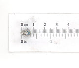 Platinum Oval Genuine Natural Aquamarine and Diamond Halo Stud Earrings (#J6727)