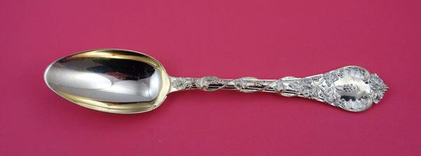 Demidoff Vermeil by Odiot French Sterling Silver Serving Spoon unused 8 3/4"
