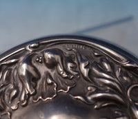 Art Nouveau Sterling Silver and Cut Crystal Dresser Jar Circa 1900 (#7247)