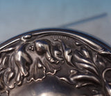 Art Nouveau Sterling Silver and Cut Crystal Dresser Jar Circa 1900 (#7247)