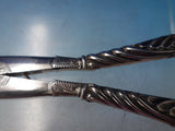 English Victorian Sterling Silver Glove stretcher Leopard w/ Garnet Eyes (#6320)