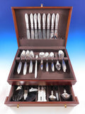 Cactus by Georg Jensen Danish Sterling Silver Flatware Set Service 78 Pcs Dinner